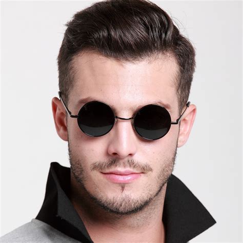 circle sunglasses for men|small round sunglasses for men.